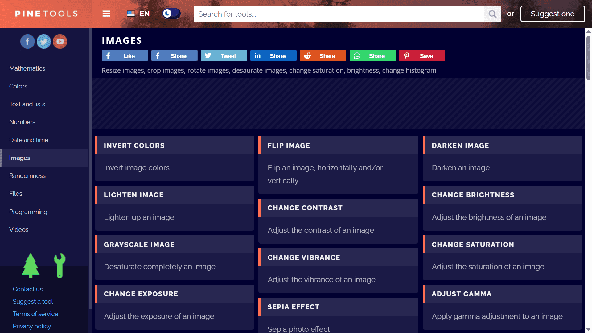 Tool Image - Pine Tools Images